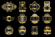 Black & Gold Lables