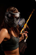 Paintball player