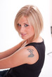 Photo: Girl with dolphin tattoo Girl with dolphin tattoo