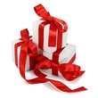 3 weiße Geschenke