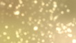 Golden bokeh rain abstract background