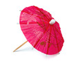 Pink paper cocktail umbrella