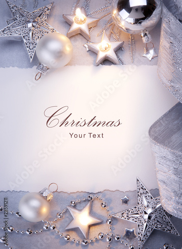 Photo : Art Christmas greeting card Art Christmas greeting card