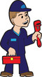 Happy Plumber