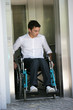 Handicap ascenseur