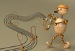 Musician wood man