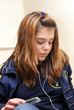 I am listening to the music