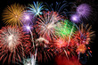 Fireworks Of Various Colors