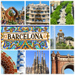 barcelona collage
