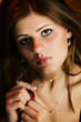 Photo: Beautiful Young Woman with Necklace Beautiful Young Woman with Necklace