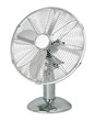 Metall fan isolated on white