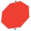 traffic sign compulsory highway code stop symbol white backgroun
