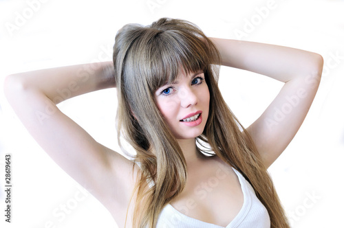 Photo: longhaired woman longhaired woman