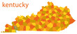 Kentucky vector map