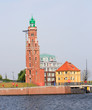 Old Brick Lighthouse in Bremerhaven, Germany Old Brick Lighthouse in Bremerhaven, Germany