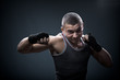 portrait of a young boxer