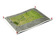 South Dakota on unfolded map sheet. South Dakota on unfolded map sheet.