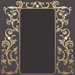 Vintage gold frame