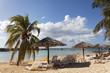 Détente et baignade en mer des Caraïbes