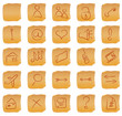 vintage icon set