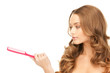beautiful woman with comb beautiful woman with comb