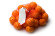 Tangerine isolated on white