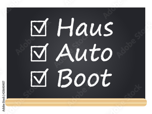 haus auto boot