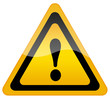 Danger warning sign Danger warning sign