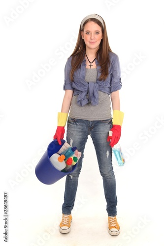 Foto: Putzen, Hausarbeit Putzen, Hausarbeit