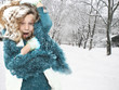 Child in Snow Storm Blizzard