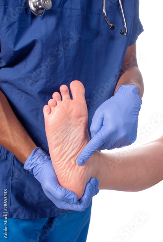 Photo: Podiatrist point to planters facitious Podiatrist point to planters facitious