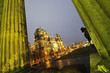 Colorful Berlin Cathedral at night