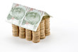 Saving to buy house concept. Saving to buy house concept.