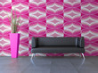 3d Sofa Rendering 70er Jahre Retro pink