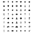 Vector: Restaurant And Map Icons Set Restaurant And Map Icons Set