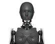 3d cyber human with cabled neck and arms