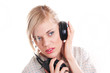 she listens to music