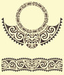 tribal maori armband