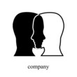 Logo dual personality # Vector