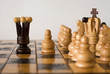 he is playing chess
