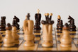 he is playing chess