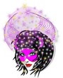 Maschera Rosa-Pink Mask-Vector