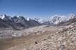 In the shadow of the khumbu glacier. Gorak Shep in Nepal