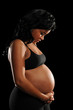 Photo: Young African American Woman Pregnant Young African American Woman Pregnant