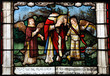 Vitrail début XVIe Saint Denis-Cathédrale de Bourges-Cher