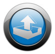 Metallic Orb Button "Upload"