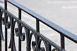 Old iron banister