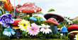 Mushroom in the garden