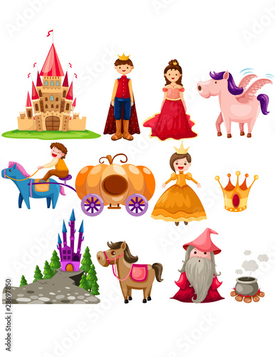Vector: Fairytale set Fairytale set