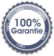 bouton 100% garantie